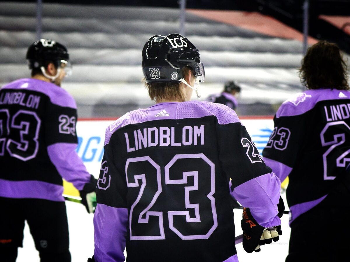 Oskar Lindblom Philadelphia Flyers